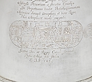 Tankard engraved with scenes of the Great Plague and the Great Fire of London, O S (British, ca. 1673–1677), Silver, British, London