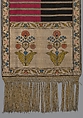 Sash, Leo Madjarski, Compound plain weave, silk and metal-wrapped thread with metallic fringe, Polish, Sluck