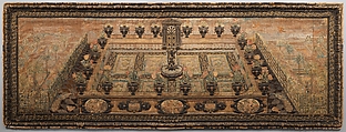 Altar frontal, Silk and metal thread, Italian