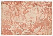 Pictorial print, Cotton, British