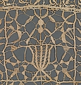 Cover, Needle lace, punto in aria, Spanish or Italian