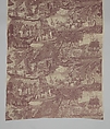 Traite des Nègres (The Slave Trade), Designed by Frédéric Etienne Joseph Feldtrappe (1786–1849), Cotton, roller printed, French, Alsace