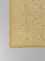 Table cover, Linen embroidered with silk, Spanish or Portuguese