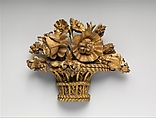 Basket of flowers, Wood, French