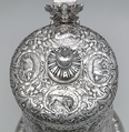 Flagon (one of a pair), Attributed to Richard Blackwell II (British, active ca. 1646–1670), Silver gilt, British, London