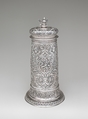 Flagon (one of a pair), Attributed to Richard Blackwell II (British, active ca. 1646–1670), Gilded silver, British, London