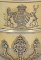 Two-handled cup with cover, Thomas Farren (British, active ca. 1707–d. 1743), Silver gilt, British, London