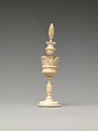 Chessmen (32), Ivory, ebony, German