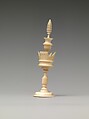 Chessmen (32), Ivory, ebony, German