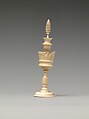Chessmen (32), Ivory, ebony, German