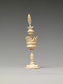 Chessmen (32), Ivory, ebony, German