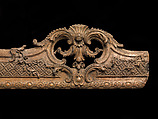 Crest rail of a settee, In the manner of François Roumier, Walnut, French