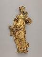 Panel ornament (part of a set), Gilt bronze, French