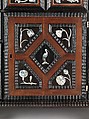 Cabinet, Attributed to Herman Doomer (Dutch, Anrath ca. 1595–1650 Amsterdam), Oak veneered with ebony, snakewood, rosewood, kingwood, cedar and other woods; mother-of-pearl, ivory, green stained bone, Dutch, Amsterdam