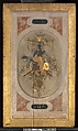 Panel, Carved, painted, gilded and silvered walnut, French