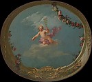 Cupid as a Messenger, with Caduceus, French Painter  , 18th century, Oil on canvas, French