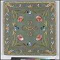 Burse, Silk and metal thread on silk, Chinese, for European market