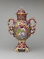 Perfume vase, Chelsea Porcelain Manufactory (British, 1745–1784, Gold Anchor Period, 1759–69), Soft-paste porcelain, British, Chelsea