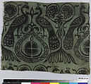 Fragment reproducing 12th century design, Linen, German