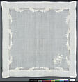 Handkerchief, Linen on linen, French