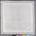 Handkerchief, probably French