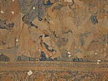 The Abduction of Helen from a set of The Story of Troy, Probably based on a woodcut by Bernard Salomon (French, ca. 1508–ca. 1561), Cotton, embroidered with silk and gilt-paper-wrapped thread, pigment, Chinese, Macao
