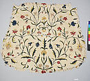 Chair seat covers (set of four), Linen, wool, French