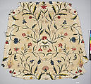 Chair seat covers (set of four), Linen, wool, French