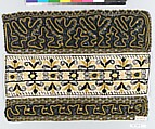 Cuff, Muslin and silk thread; bobbin lace, Hungarian (Nové Místo ?)