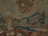 Gluttony from a set of The Seven Deadly Sins, Pieter Coecke van Aelst (Netherlandish, Aelst 1502–1550 Brussels), Wool, silk, silver-gilt thread
19-23 warps per inch, 8-10 per cm., Netherlandish, probably Brussels