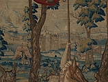 Gluttony from a set of The Seven Deadly Sins, Pieter Coecke van Aelst (Netherlandish, Aelst 1502–1550 Brussels), Wool, silk, silver-gilt thread
19-23 warps per inch, 8-10 per cm., Netherlandish, probably Brussels