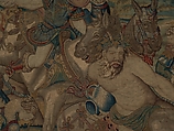 Gluttony from a set of The Seven Deadly Sins, Pieter Coecke van Aelst (Netherlandish, Aelst 1502–1550 Brussels), Wool, silk, silver-gilt thread
19-23 warps per inch, 8-10 per cm., Netherlandish, probably Brussels