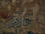 Gluttony from a set of The Seven Deadly Sins, Pieter Coecke van Aelst (Netherlandish, Aelst 1502–1550 Brussels), Wool, silk, silver-gilt thread
19-23 warps per inch, 8-10 per cm., Netherlandish, probably Brussels
