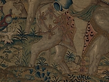 Gluttony from a set of The Seven Deadly Sins, Pieter Coecke van Aelst (Netherlandish, Aelst 1502–1550 Brussels), Wool, silk, silver-gilt thread
19-23 warps per inch, 8-10 per cm., Netherlandish, probably Brussels