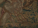 Gluttony from a set of The Seven Deadly Sins, Pieter Coecke van Aelst (Netherlandish, Aelst 1502–1550 Brussels), Wool, silk, silver-gilt thread
19-23 warps per inch, 8-10 per cm., Netherlandish, probably Brussels