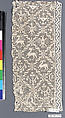 Fragment, Embroidered net, Italian