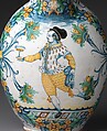 Jug, Maiolica (tin-glazed earthenware), Italian, Deruta