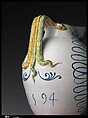 Jug, Maiolica (tin-glazed earthenware), Italian, Deruta