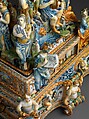 Inkstand with Apollo and the Muses, Workshop of the Patanazzi family (Italian, active ca. 1580–1620), Maiolica (tin-glazed earthenware), Italian, Urbino