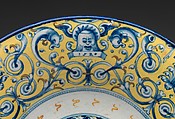 Dish, Maiolica (tin-glazed earthenware), Italian, Faenza