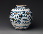 Storage jar, Maiolica (tin-glazed earthenware), Italian, possibly Venice