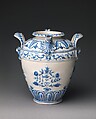 Ewer (Brocca), Medici Porcelain Manufactory (Italian, Florence, ca. 1575–ca. 1587), Soft-paste porcelain, Italian, Florence