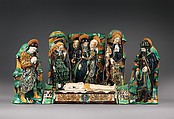 Sculptural group with The Lamentation Over the Dead Christ, Maiolica (tin-glazed earthenware), Eastern Central Italian, Emilia-Romagna or the Marche