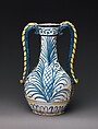 Pharmacy bottle (one of a pair), Workshop of Orazio Pompei (Italian, ca. 1516–1590/96), Maiolica (tin-glazed earthenware), Italian, Castelli