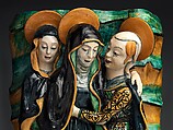 Sculptural group with The Lamentation Over the Dead Christ, Maiolica (tin-glazed earthenware), Eastern Central Italian, Emilia-Romagna or the Marche