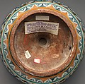 Bowl with Lucretia Bella, Maiolica (tin-glazed earthenware), Italian, Tuscany (probably Montelupo)
