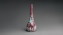 Bottle vase, Ernest Chaplet (French, Sèvres 1835–1909 Choisy-le-Roi), Porcelain, French, Choisy-le-Roi