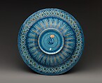 Dish with arms of the Strozzi and Ridolfi families, Workshop of Piero Bergantini (Italian, active Faenza, 1503–40) and, Maiolica (tin-glazed earthenware), Italian, Faenza