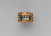 Snuffbox with six allegories of love, Miniatures by Jacques Joseph de Gault  (French, 1738–after 1812), Gold, enamel; grisaille en camaïeu on ivory, French, Paris