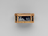 Snuffbox with miniatures representing the Diversions of Love and dancing figure, Miniatures by Jacques Joseph de Gault  (French, 1738–after 1812), Gold; grisaille on enamel, French